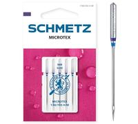 SCHMETZ Nähmaschinennadeln | 5 Microtex-Nadeln | 130/705 H-M | Nadeldicke 70/10 | auf allen gängigen Haushaltsnähmaschinen einsetzbar | geeignet für besonders dichtes oder feines Gewebe