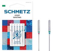 SCHMETZ | 5 Nähmaschinennadeln | Stepp (Quilting) | 130/705 H-Q | Nadeldicke 75/11-90/14 | auf jeder gängigen Haushaltsnähmaschine einsetzbar