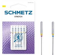 SCHMETZ Nähmaschinennadelset 130/705 H-S | 5 Stretch-Nadeln | Nadeldicken: 3X 75/11, 2X 90/14