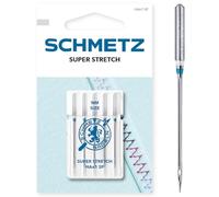 SCHMETZ Nähmaschinennadeln: 5 Super Stretch-Nadeln, Nadeldicke 65/09, HAx1SP, auf jeder gängigen Haushaltsnähmaschine einsetzbar, für die Verarbeitung elastischer Stoffen mit dickeren Nähfäden