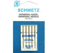 SCHMETZ 5 Universal Nähmaschinen Nadeln (Flachkolben) 130/705 H Stärke 75/11