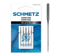 Schmetz Black Super Fein-Nadel Stärke 60/ System 130/ 705 H-SU XS/ 5 Nadeln