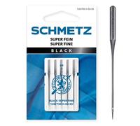 Schmetz Black Super Fein-Nadel Stärke 70/ System 130/ 705 H-SU XS/ 5 Nadeln