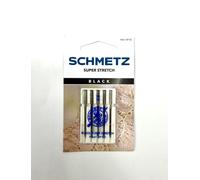 Schmetz Stretchnadeln Black Super – Stärke 90 – System HAxSP-SU – 5 Nadeln