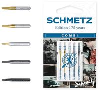 SCHMETZ | Combi-Box „175 years“ | Sortenmix | 5 Nähmaschinennadeln | 130/705 H Varianten | Probier-Set