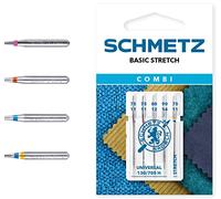 Schmetz Nähmaschinennadeln Combi Basic Stretch 130/705 H V5S, 5er-Pack, Universal/Stretch