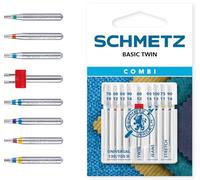 Schmetz Nadeln Combi-Box - 4x Universal, 2x Stretch, 2x Jeans, 1x Zwillingsnadel