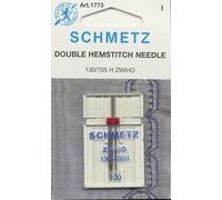 SCHMETZ Doppelsaum / Flügelnadel, Größe 16/100