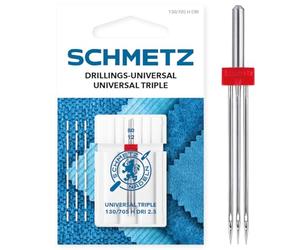 SCHMETZ | Drillings-Universal | 80/12 | 1 Nähmaschinennadel | 130/705 H DRI 2.5 | für alle gängigen Haushaltsnähmaschinen mit Zickzack-Funktion