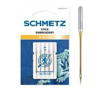 Schmetz Gold Embroidery-Sticknadeln 90/ System 130/705 H-ET/ 5 Nadeln