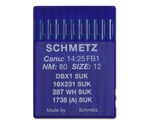 Schmetz Jersey Rundkolbennadel Stärke 80/ System DBX1/1738(A) SUK/ 10 Nadeln