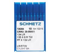 Schmetz Leder Rundkolbennadel Stärke 100/ System 134LR/ 10 Nadeln