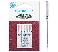 Schmetz Ledernadel-Sortiment, 5 Stück, verschiedene Größen (90/14)