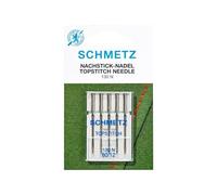 Schmetz Nähmaschinennadeln Nachstick 130/705 H-N 80/12 – 5 Stück, für Haushalts- & Stickmaschinen