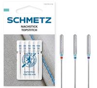 Schmetz Nähmaschinennadeln Nachstick (Topstitch) 130N – 5er Pack: 2x80/12,2x90/14,1x100/16