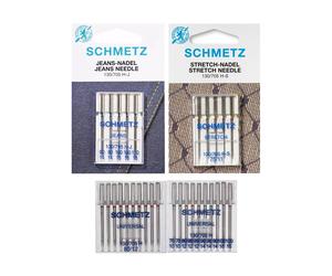 Schmetz Nadelsortiment Stretch/ Jeans/ Universal /System 130/705H/ 30 Nadeln