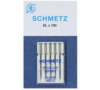 Schmetz Nähmaschinen-Nadeln, 89 Größen, 3 Stück + 1 Nadeleinfädler Overlocker 80/12 (ELx705 80) Single Packet