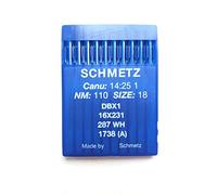 Schmetz Nähmaschinennadeln für Industrienähmaschinen: 16 x 231 CANU 14:25 1 (10 Stück) 18/110