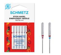 Schmetz Embroidery-Sticknadeln 75-90/ System 130/705 H-E/ 5 Nadeln