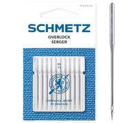 SCHMETZ Nähmaschinen-Nadeln | 10 Overlock-Nadeln | Nadelsystem SY 2054 SUK und 16x75 SUK | Nadeldicke 80/12 | Geeignet für das Verarbeiten von Jersey, Strick- und Wirkwaren