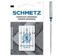 SCHMETZ | Overlock Universal | 80/12 | 5 Nähmaschinennadeln | ELX705 CF/SY 2022 | Nadelsystem laut Maschinenangabe auswählen