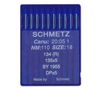 Schmetz Rundkolbennadel Stärke 110/ System 134R/ 10 Nadeln