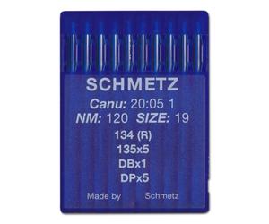 Schmetz Rundkolbennadel Stärke 120/ System 134R/ 10 Nadeln