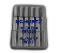 Schmetz Sewing Machine Chrome Finish Needle ELX705CF-80