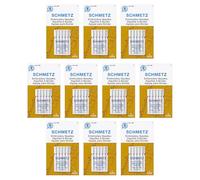 Schmetz Stickmaschinennadeln, Größe 75/11, Box mit 10 Karten, 50 Stück