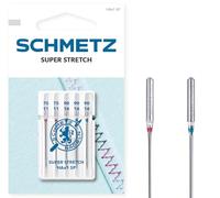 Schmetz Nähmaschinennadeln Super Stretch HAx1SP – 5er, sortiert, 75/11-90/14, für elastische Stoffe