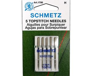 Schmetz Topstichnadel 100/16 in einer kardierten 5er-Packung