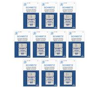 SCHMETZ Universal-Nähmaschinennadeln, Größe 80/12, Box mit 10 Karten, 50 Stück