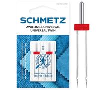 Schmetz Nähmaschinennadeln Zwillings-Universal ZWI 4.0 4,0/80 – 2er Pack für Haushaltsnähmaschinen