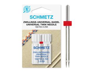 Schmetz Zwillingsnadel Universal 130/705 H ZWI 1,6/80