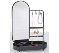 Schmuck Etagere HEINE HOME, schwarz, B:25cm H:35cm T:12cm, Metall, Schmuckständer (71030910-0) schwarz