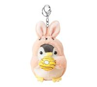 Schmuck für Damen Niedlicher Schlüsselanhänger, weicher Hase/Pinguin-Schlüsselring, langlebig, bezaubernder Tier-Schlüsselhalter für den täglichen Gebrauch (One Size)