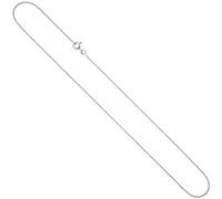 Schmuck Krone 1,5mm Rundanker-Kette Halskette Collier aus 925 Silber rhodiniert 70cm