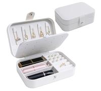 Schmuckaufbewahrung，Weiß Schmuckschatulle ，Schmuck-Organizer-Box ，Schmuckbox ，Klein Jewelry Organizer Box ，Schmuckkasten Weiß， Schmuckaufbewahrung für Schmuck Lagerung, Geschenke