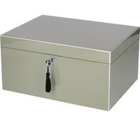 Schmuckaufbewahrungsbox GIFTCOMPANY Tang L Flanell-Grau - Kratzschutz Flanell - flannel