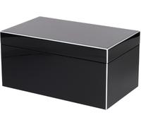Schmuckaufbewahrungsbox MDF schwarz 28x13x17 cm von GIFTCOMPANY - schwarz