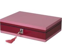 Schmuckaufbewahrungsbox Rosa S - GIFTCOMPANY Tang flach MDF - rosa/beere