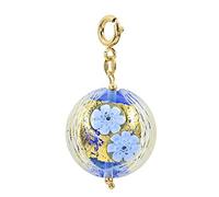 Schmuckboerse24 Aleksander Sternen Murano Star Muranoglas Larghetto Damen Anhänger/Einhänger Silber 925 vergoldet Blattgold