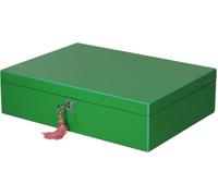 Schmuckbox Grün MDF Flach GIFTCOMPANY - Stilvolle Aufbewahrung - grün