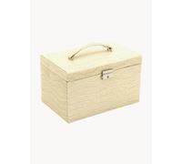 Scatola porta gioielli Friedrich Lederwaren stampa cocco Beige - 23254-30