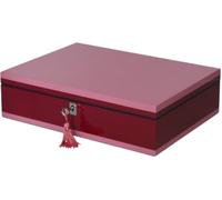 Schmuckbox MDF Rosa/Beere - Flach & Modern von GIFTCOMPANY - rosa/beere