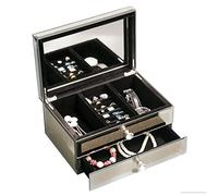 Schmuckbox Schmuckkästchen Schmuckschatulle Luxus Diamant Glas Verspiegelt Schmuckschatulle Organizer Aufbewahrung Schmuckschatulle Für Frauen Im Europäischen Stil Polka Dot Griff Schmuckkasten Schmuc