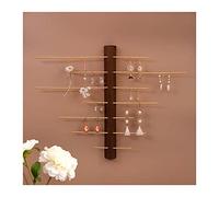 Schmuckhalter Hängender Schmuck-Organizer zur Wandmontage, Wand-Ohrring-Organizer, Ohrringe-Aufhänger-Aufbewahrung for Frauen und Mädchen, großes Fassungsvermögen, Filz-Ohrstecker-Display Jewelry Stän