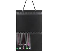 Schmuckhalter Wand,Wandschmuckhalter - 32 Haken Display Halskette Organizer Armbandhalter | Große Kapazität über der Tür, Halsketten-Aufhänger, Schmuckaufbewahrung, weich, für Wände, Schränke, Türen