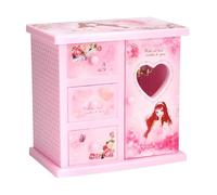 Schmuckkästchen für kleine Mädchen - Tanz-Ballett-Musik-Design, Musik-Aufbewahrungsbox, Schmuck-Organizer, niedlicher Mädchen-Schmuckhalter, perfekt für Ringe, Ohrringe, Halsketten