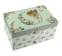 Schmuckkästchen/Schmuckschatulle/Schmuckkasten aus Holz mit Spieluhr, Spiegel, Schublade und tanzender Fee - Die Zauberflöte (W. A. Mozart)